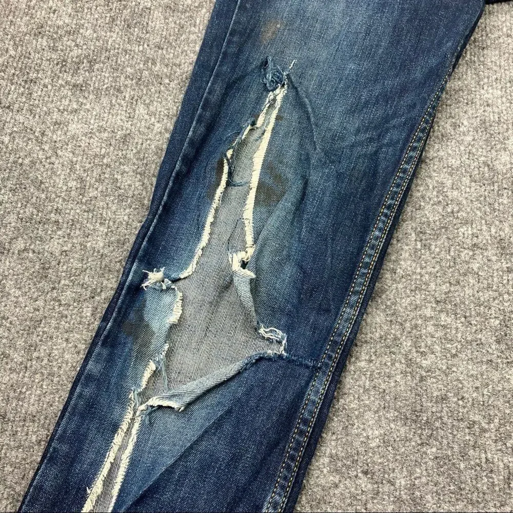 Levi's Jeans Men's‎ Size 29x32 511 Ripped Distressed Medium Wash Slim